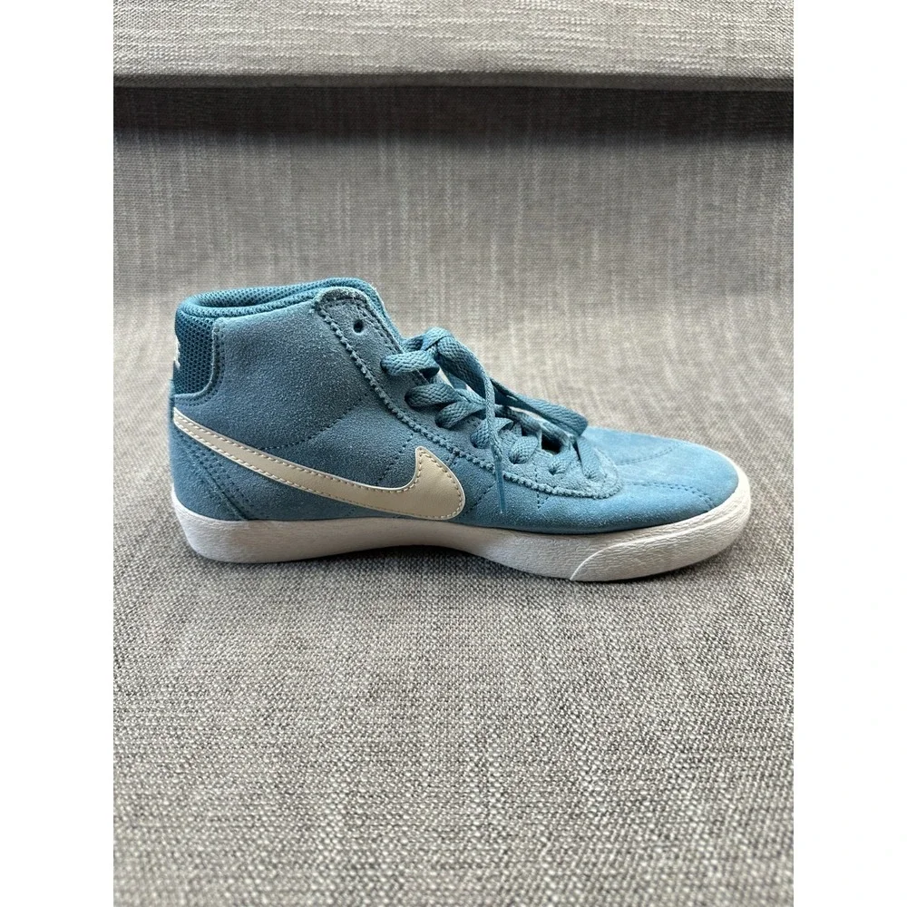 Nike‎ Bruin High SB DR0126-400 Womens 7 Skateboarding Shoes Noise Aqua Sneakers